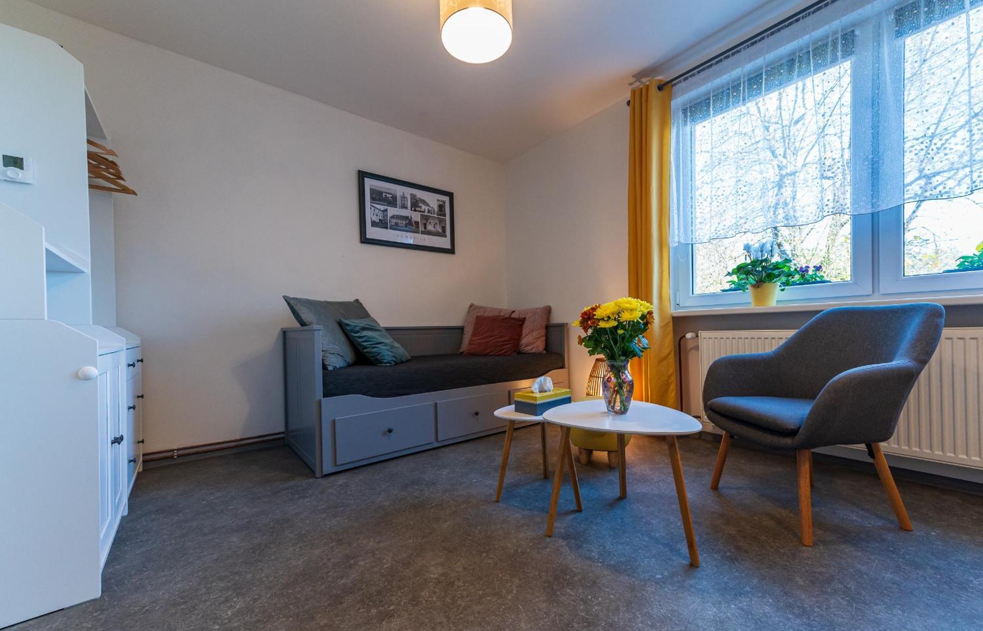 Ubytovani Na Samote - Apartman U Tesaru Komarice 외부 사진